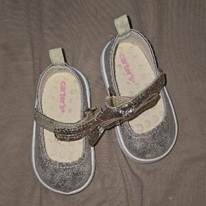 Carter's Gold Glitter Mary Jane Shoes for Kids